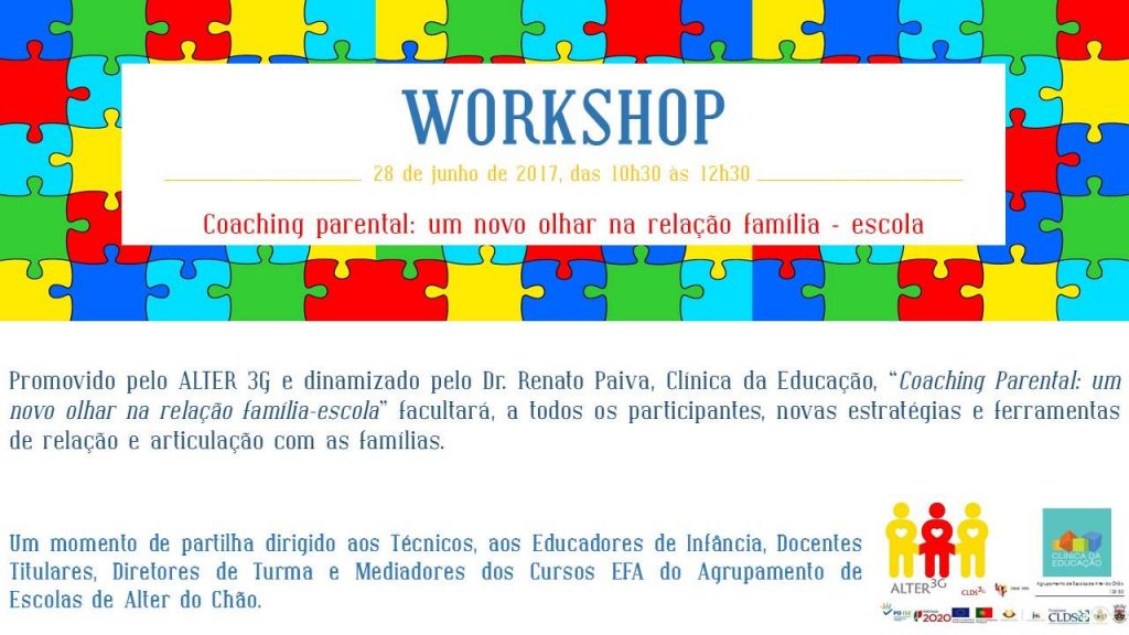 workshop “Relação Família- escola” em Alter do Chão