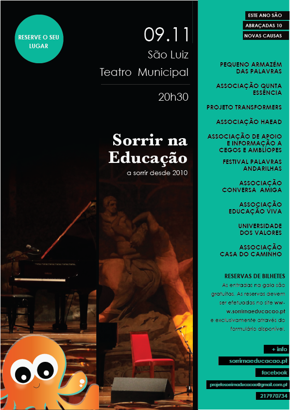 São Luiz acolhe a 6ª gala “Sorrir na Educação”