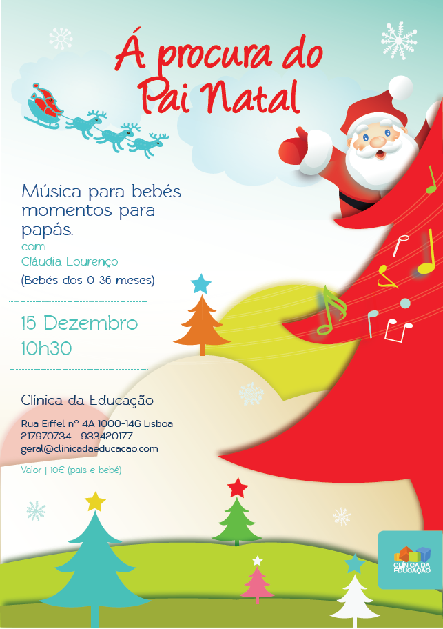 Vamos procurar o Pai Natal? Música para bebés dia 15 Dezembro