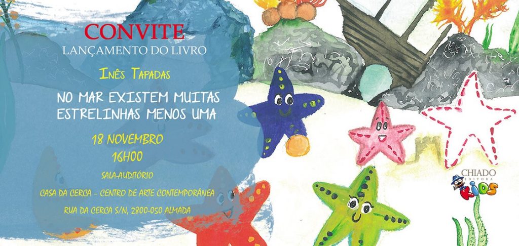 Convite para lançamento de livro infantil da Drª Inês Tapadas