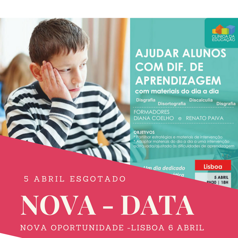 Nova data formação em Lisboa